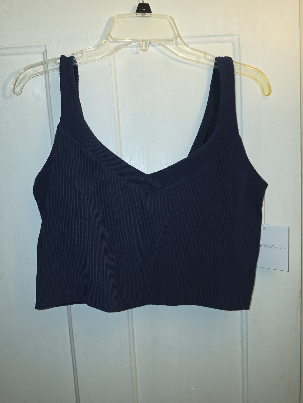 Beyond Yoga Impulse Ribbed Crop Tank XL
